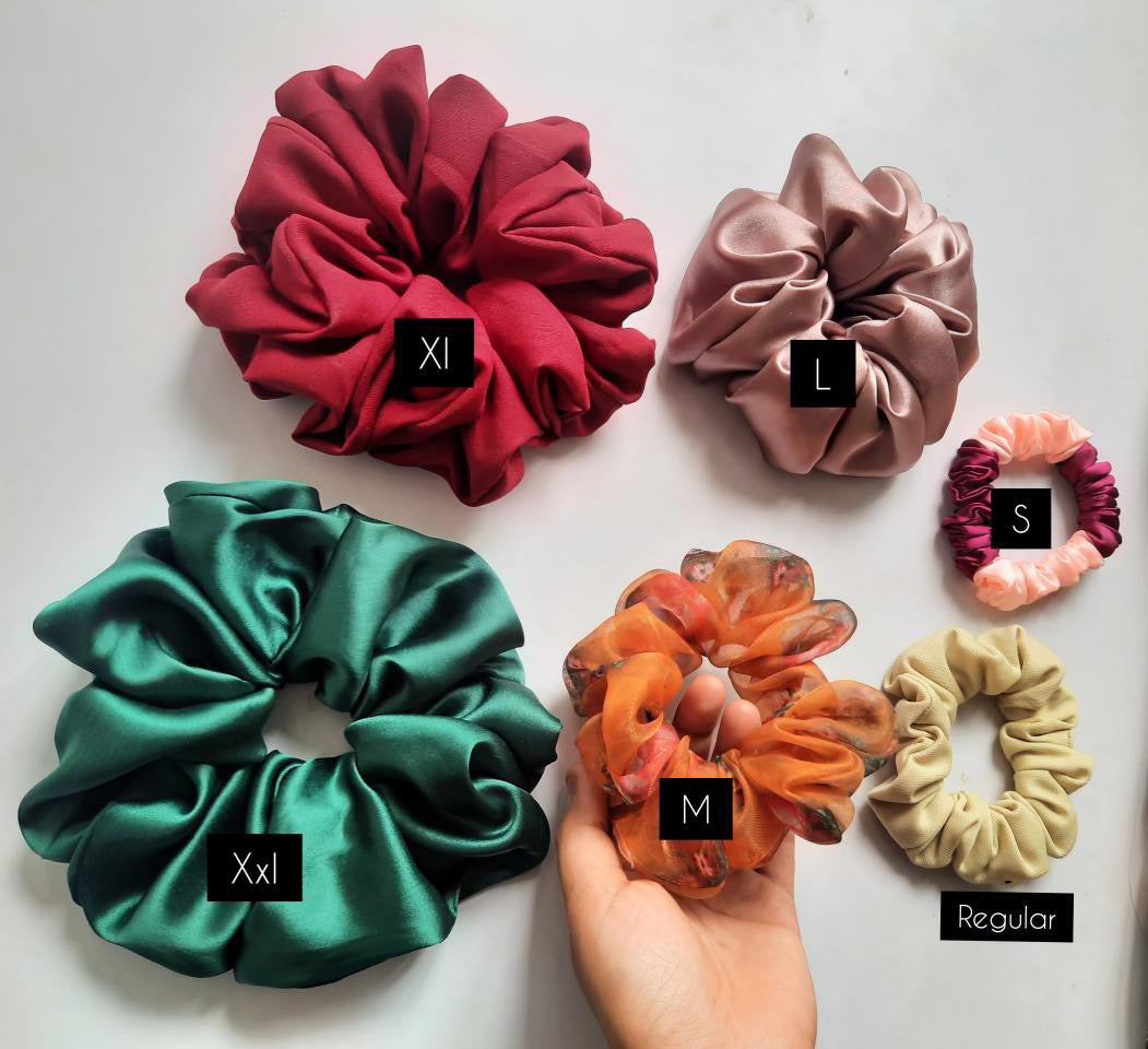 Organza scrunchies