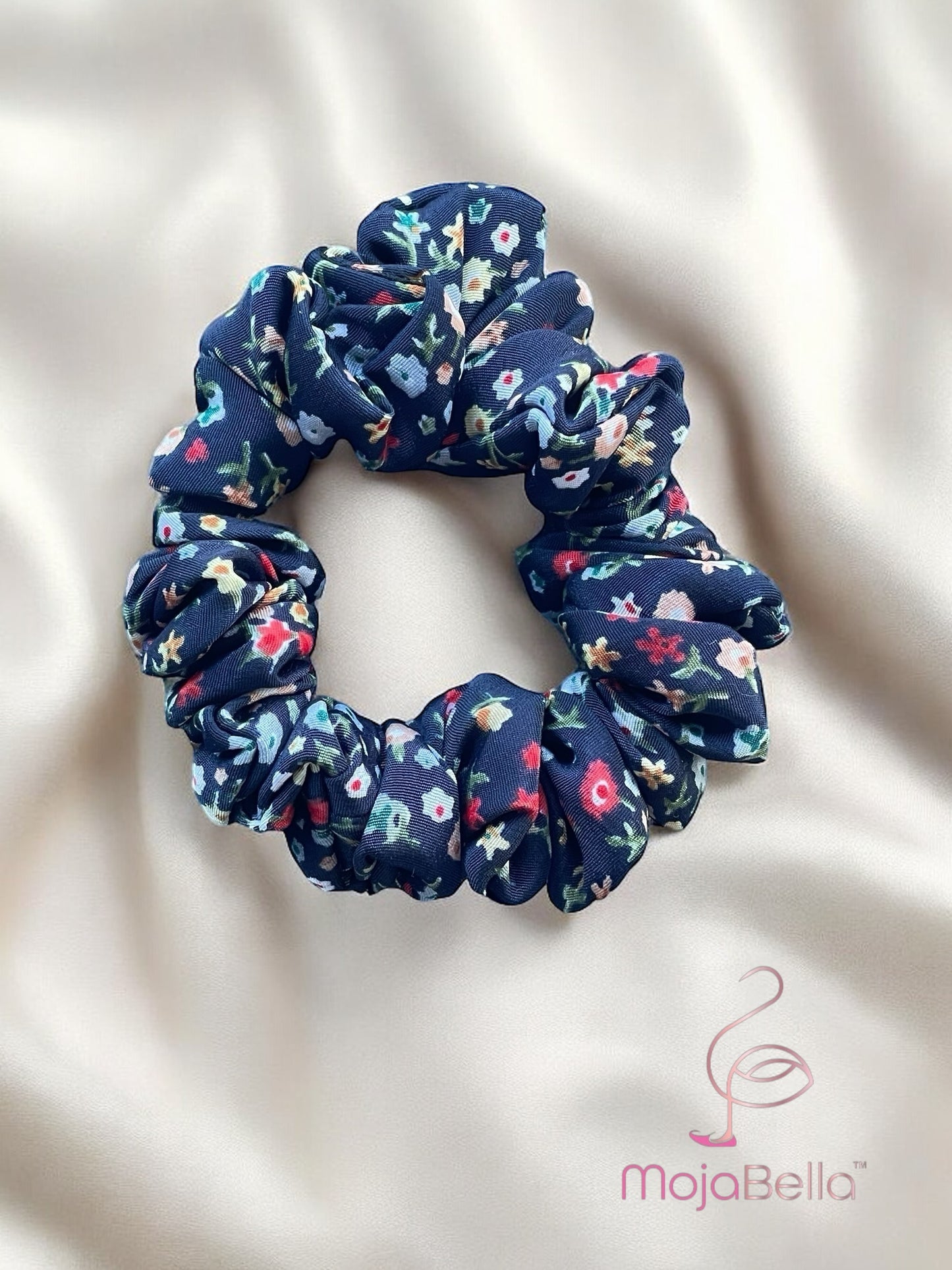 Cotton Print Scrunchies