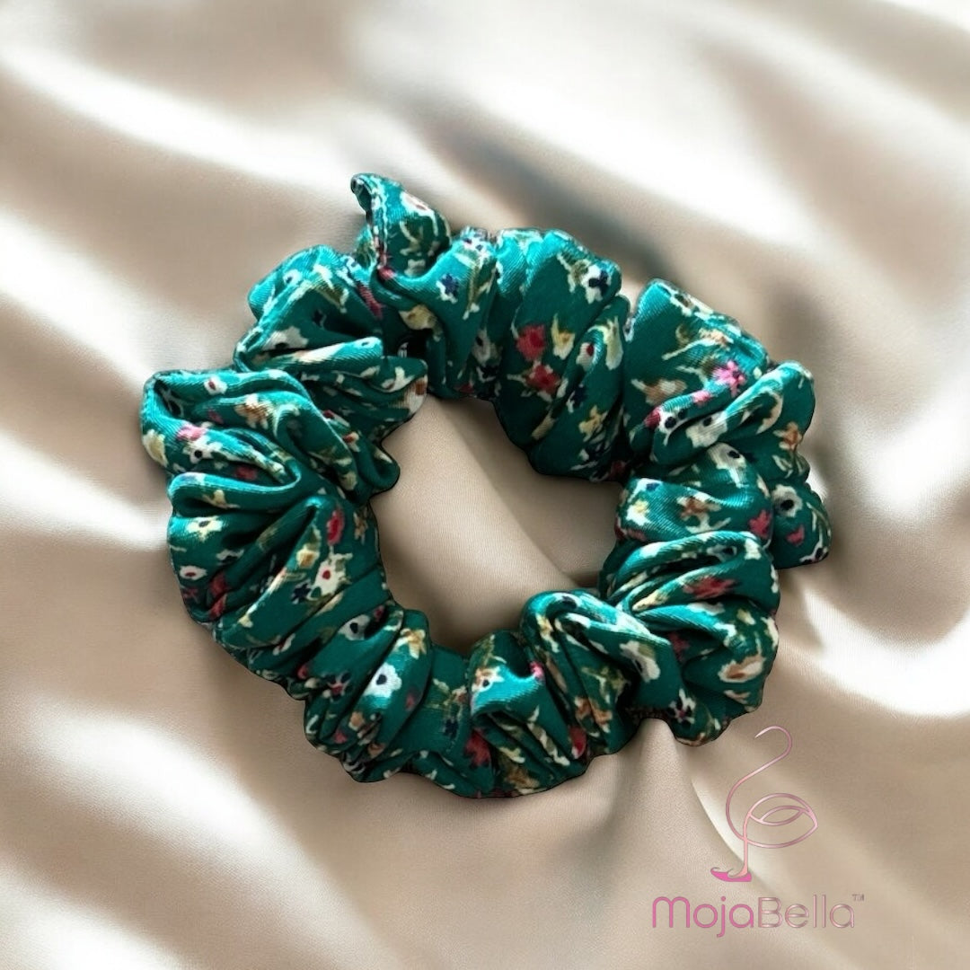 Cotton Print Scrunchies