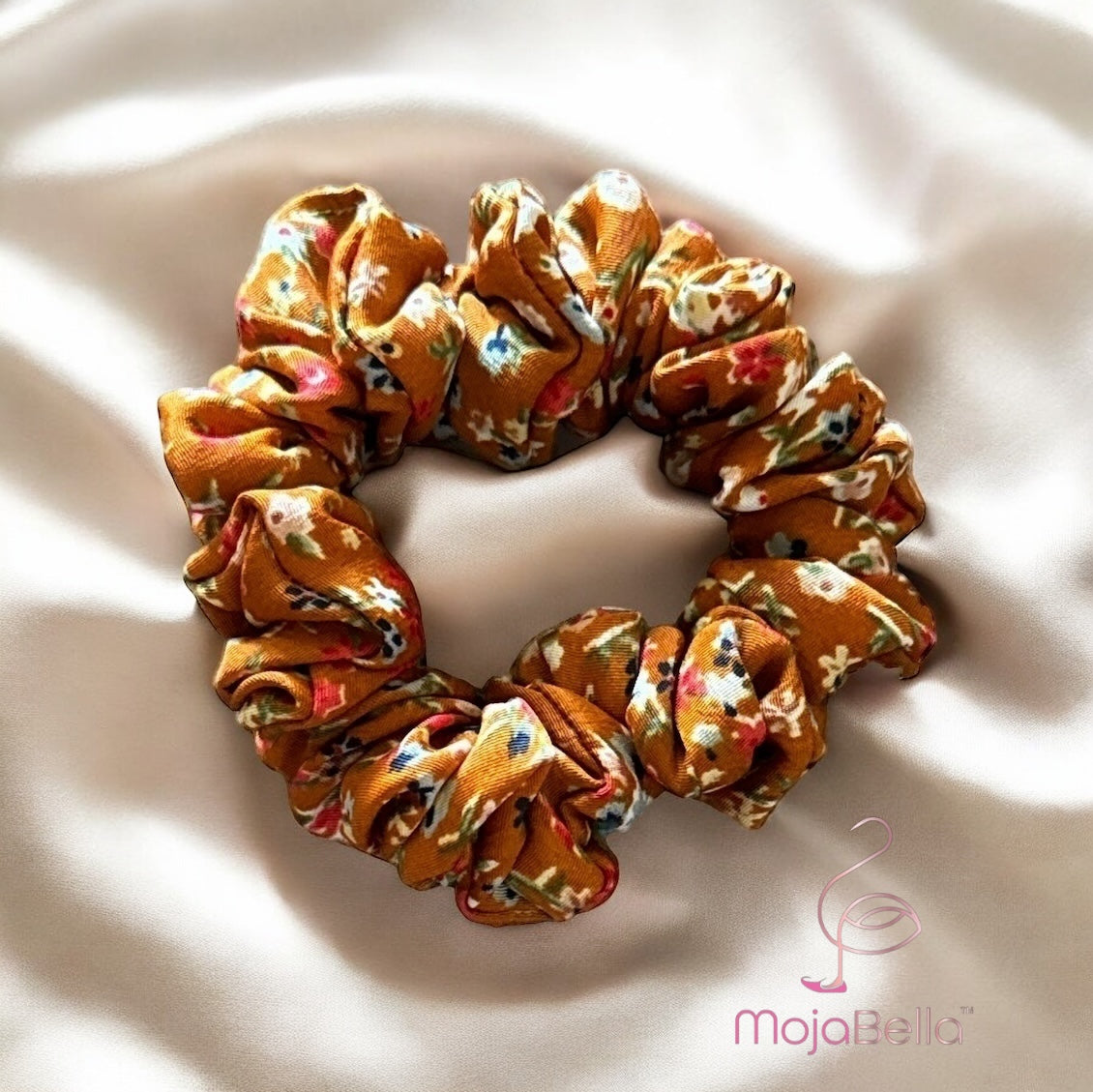 Cotton Print Scrunchies