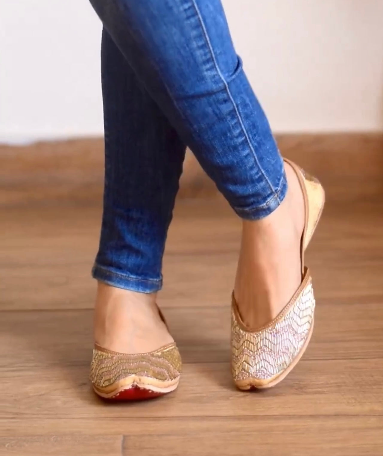 rose gold ballerina