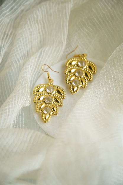 Golden Anti-Tarnish Earrings