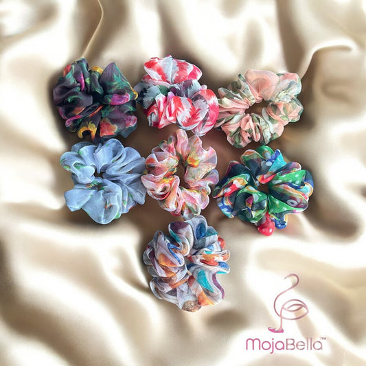 Organza scrunchies